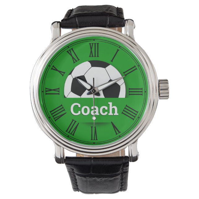 COACH balle de football, montre de ventilateur de  (devant)