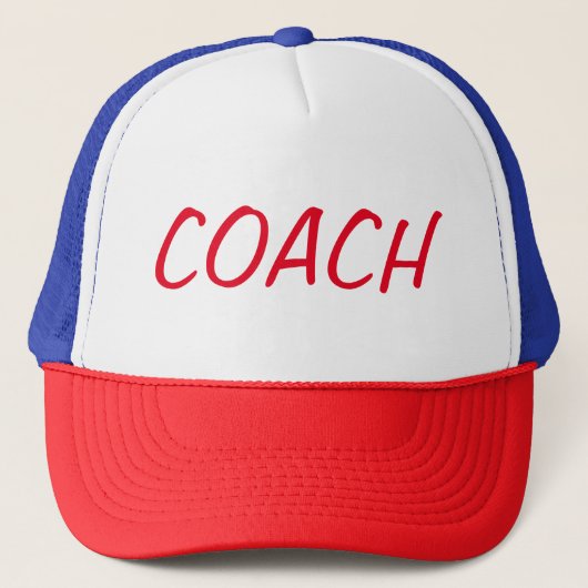 Coach Baseball Hat Trucker Pet (Voorkant)