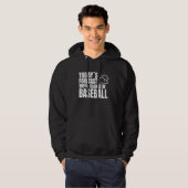 Coach baseball player outfit  baseball saying hoodie (Voorkant volledig)