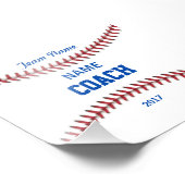 Coach Baseball Sport Foto Afdruk (Hoek)