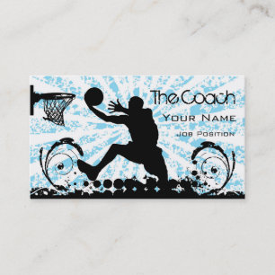 Coach Basketball Visitekaartje