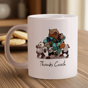 Coach bedankcadeau Wombat gymnastiekleraar Kunstwe Extra Grote Beker