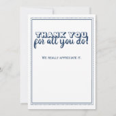 Coach bedankt waardering plat kaart (Achterkant)