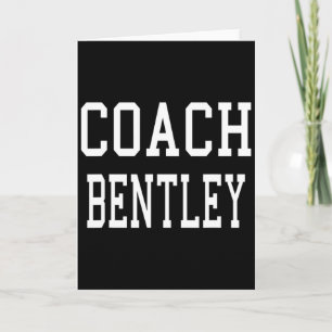 Coach Bentley Aangepast Voetbal Voetbal Honkbal Te Kaart