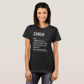 Coach Definition Shirts Funny Job Title (Voorkant volledig)