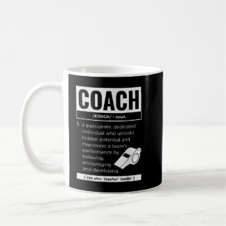 Coach Definition Sport Trainer Coaching Funn Koffiemok