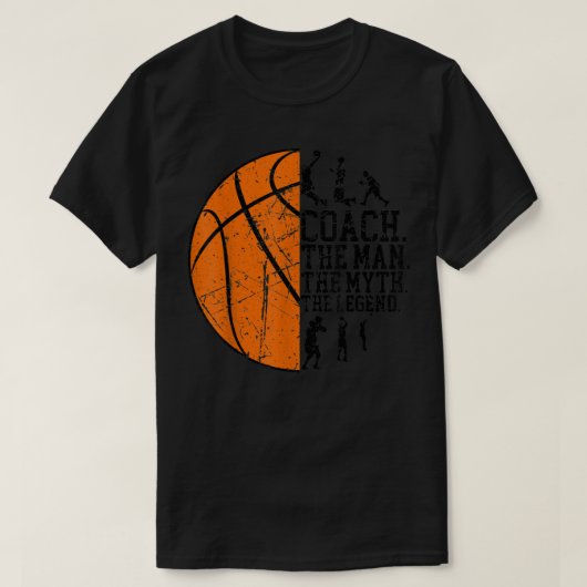 Coach Definition t Coach T-shirt for Men Basketbal (Design voorkant)
