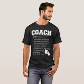 Coach Définition Tshirt Funny Coach Tee (Devant entier)