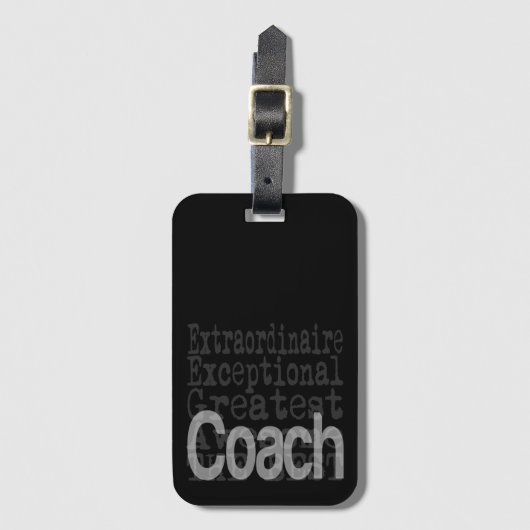 Coach Extraordinaire Bagagelabel (Voorkant (verticaal))