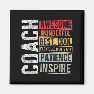 Coach Geweldige Wonderful Best Cool Motivatie Coa Magneet