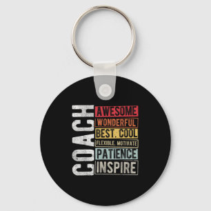 Coach Geweldige Wonderful Best Cool Motivatie Coa Sleutelhanger