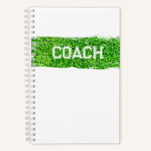 COACH Grass Turf Moderne Sport Notitieboek