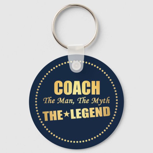 Coach het man de mythe van de legende sleutelhanger (Voorkant)