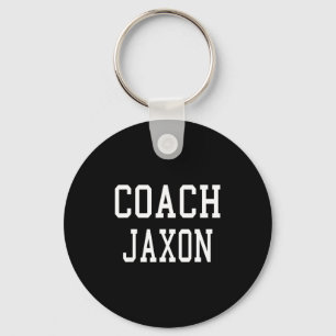 Coach Jaxon Custom Voetbal Voetbal Honkbal Team T Sleutelhanger