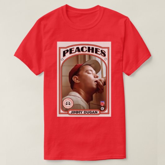 Coach Jimmy Dugan Baseball d T-shirt (Design voorkant)