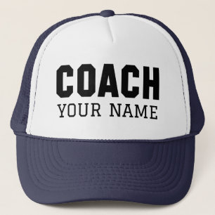 Coach Jouw naam Trucker Pet