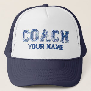 Coach Jouw naam Trucker Pet