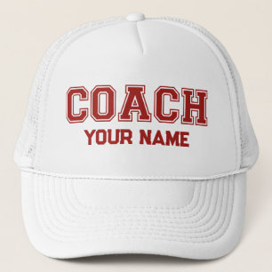Coach Jouw naam Trucker Pet
