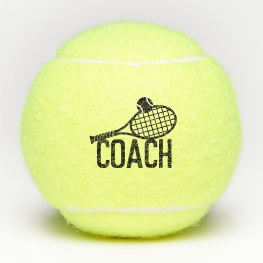 Coach Logo op maat Tennisballen (Voorkant)