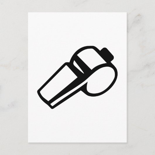 Coach Referee flesje Briefkaart (Voorkant)