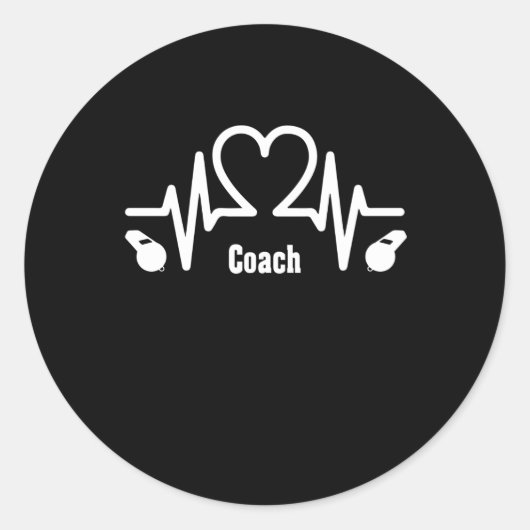 Coach Ronde Sticker (Voorkant)