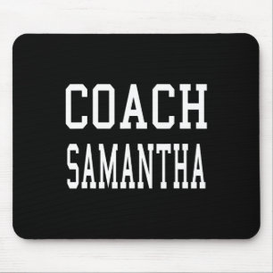 Coach Samantha Maatwerk Voetbal Voetbal Team Thee Muismat