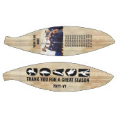 Coach Silhouette Team Player Namen en Foto Basketbal (Panelen)