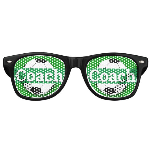 COACH Soccer rétro Shades /Fun Party Lunettes de s (Devant)