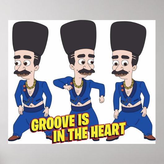 Coach Steve Big Mouth Poster (Voorkant)