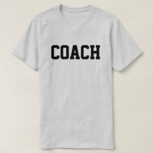 COACH T-SHIRT (VOORZIJDE EN TERUG)