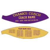 Coach, team, alle spelersnamen, Aangepaste Basketb Mini Basketbal (Panelen)