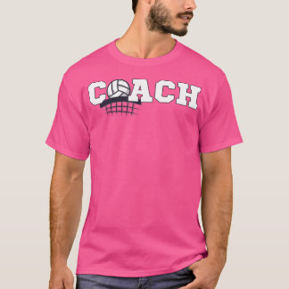 Coach Volleybal als sport liefhebbers spelers T-shirt