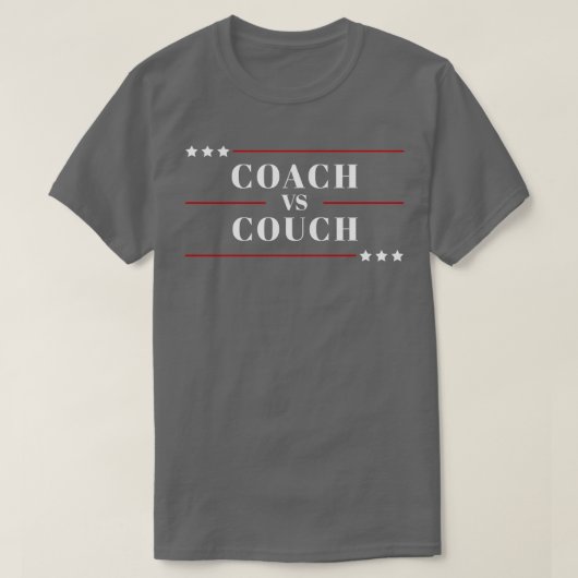 Coach Vs Couch 2024 Élection Vice Funny TShirt (Design devant)
