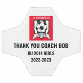 Coach waardering dank u Logo Voetbal (Enkel)