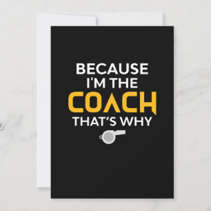 Coach, want ik ben de coach die dat is waarom save the date
