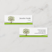 Coach - Wishingstructuur van het hart Mini Visitekaartje (Voorkant / Achterkant)