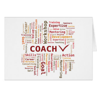 Coach Word Cloud Orange Couleurs Brown