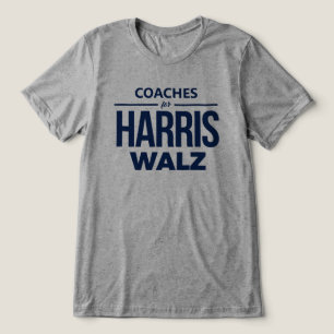 Coaches voor Harris Walz Tri-Blend Shirt