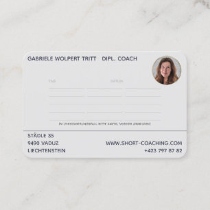 Coaching court1 - Carte de visite de carte d'affai