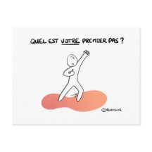 Coaching's kaart "Wat is uw eerste stap?"