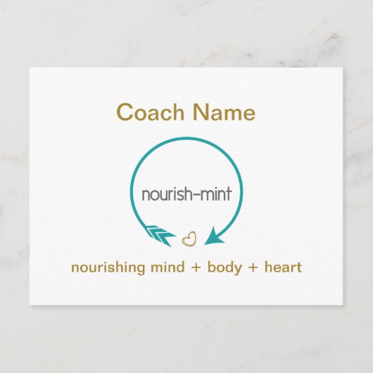 Coach's Briefkaart (Voorkant)