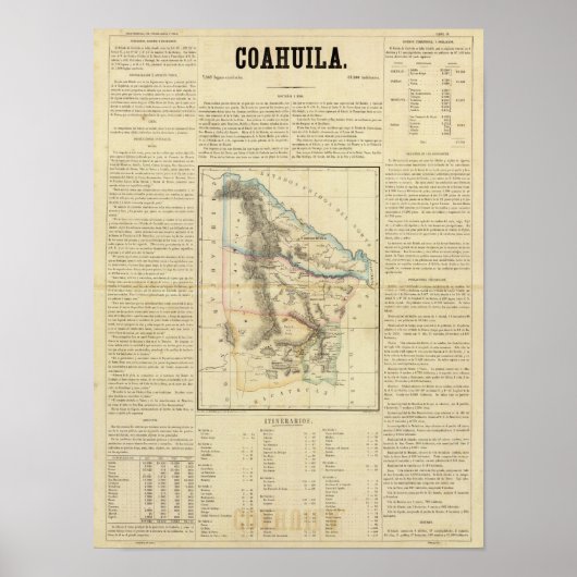 Coahuila, Mexico 2 Poster (Voorkant)