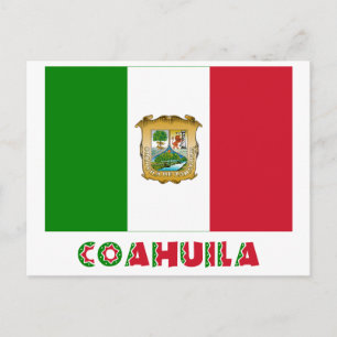 Coahuila Unofficiale vlag Briefkaart