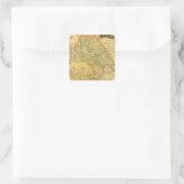 Coahuila Vierkante Sticker (Tas)