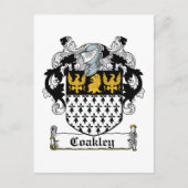 Coakley Family Crest Briefkaart (Voorkant)