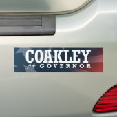 COAKLEY FOR GOVERNOR 2014 BUMPERSTICKER (Op auto)