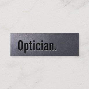 Coal Black Optician Mini Visitekaartje