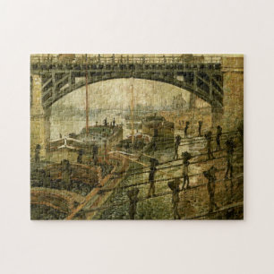 Coal Dockers Monet Fine Art Legpuzzel