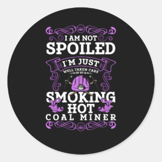Coal Mining Vriend Coal Miner Vriend Coal Miner Ronde Sticker