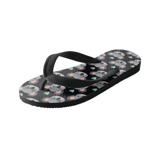 Coalas fofos kinder teenslippers (Schuin)